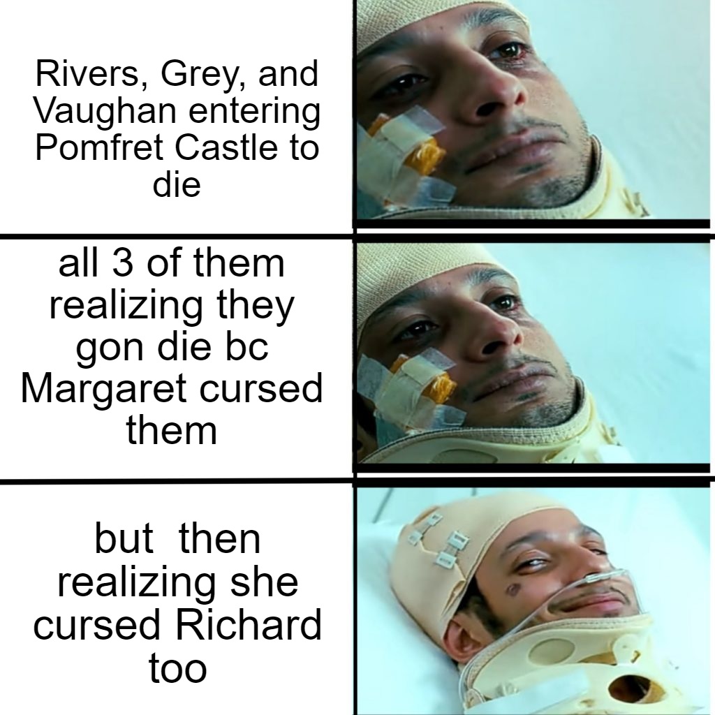 2.4 Richard arrests Queen Elizabeth's family; Margaret's curses are coming true